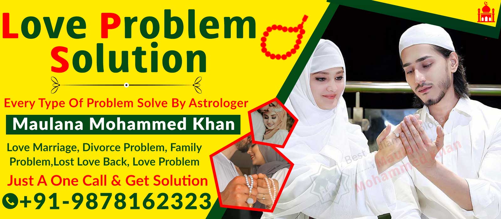 Muslim Famous Astrologer Maulana Mohammed Khan +91-9878162323